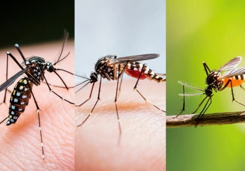 A mosquito lifecycle comparison across different environments